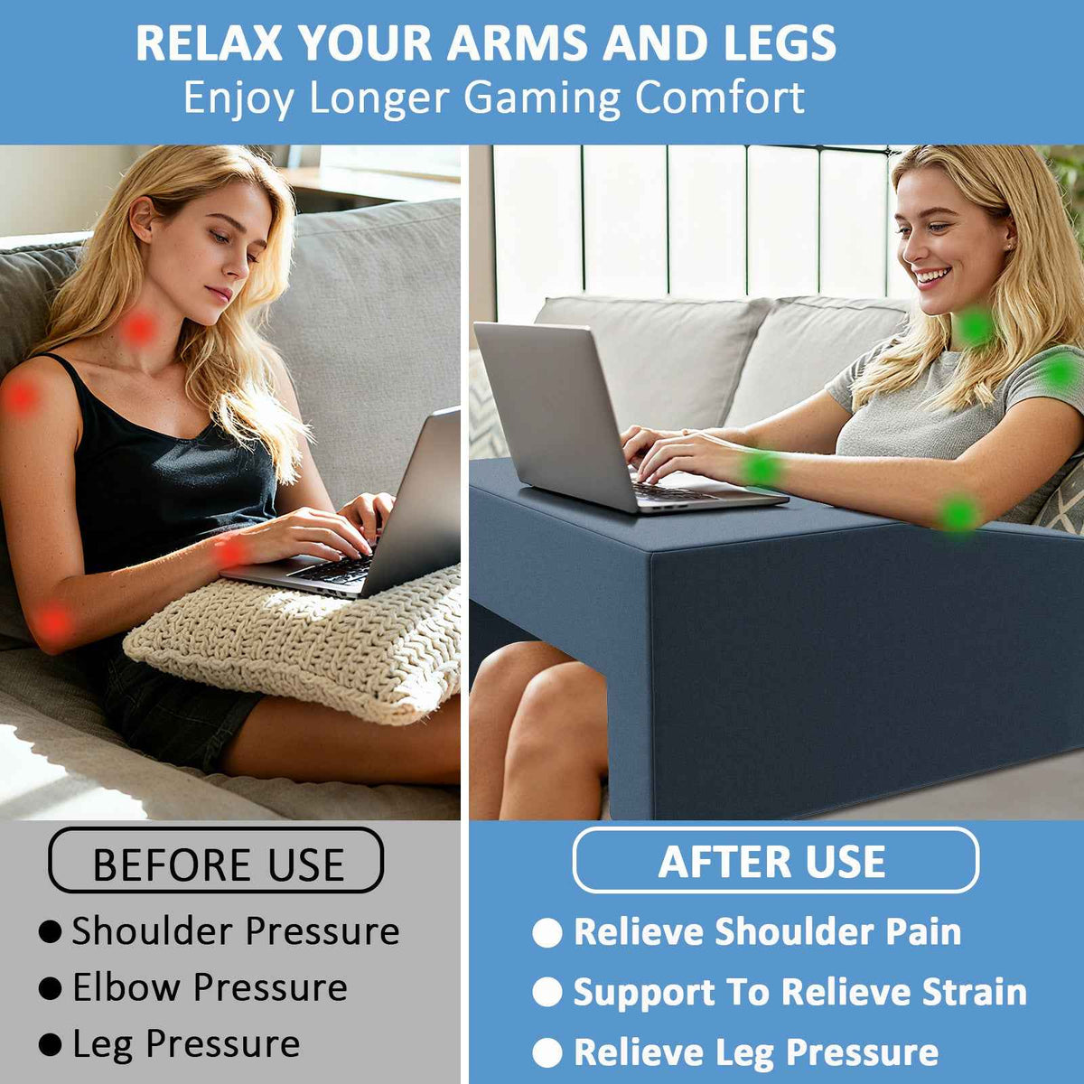 Multi-Functional Reading Lap Pillow Desk product image 5