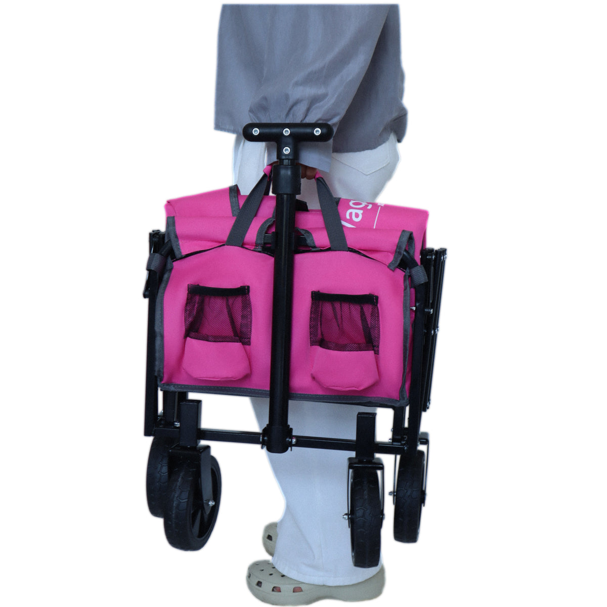 Expandable Dual-Layer Utility Wagon for workshop, garage, storage, or utility use
