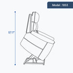 Dual-Motor Leather-Air Power Lift Recliner detail image 149