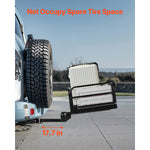 500 lb Folding Hitch Cargo Carrier for 2" Receiver for workshop, garage, storage, or utility use