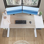 63" x 30" Electric Standing Desk with Splice Board workspace desk setup