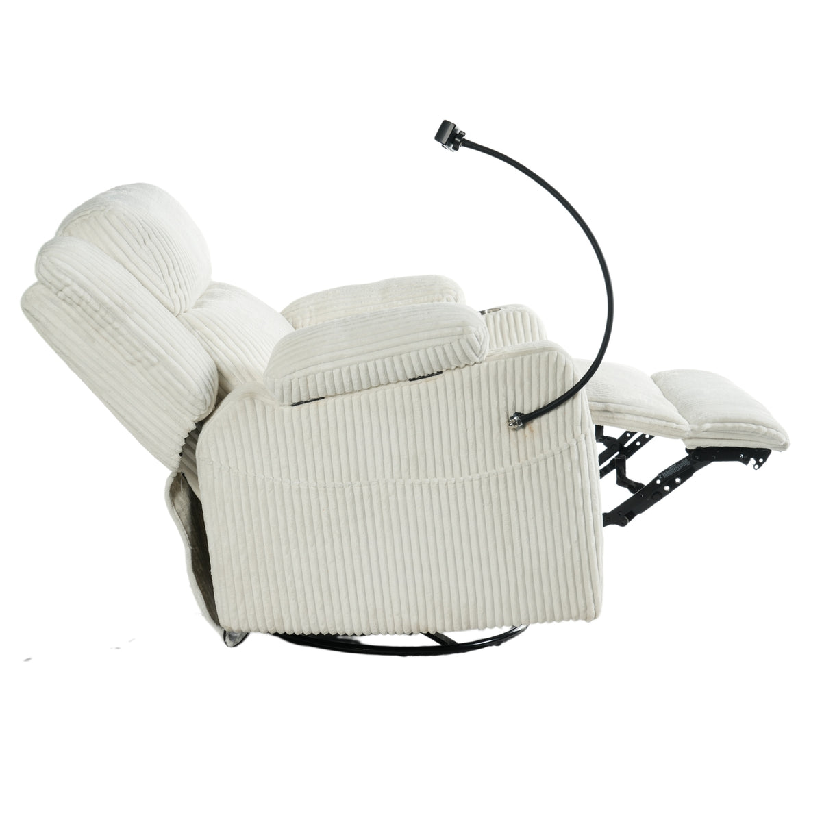 Electric Power Recliner Chair with Heat and Massage, 270° Swivel detail image 16