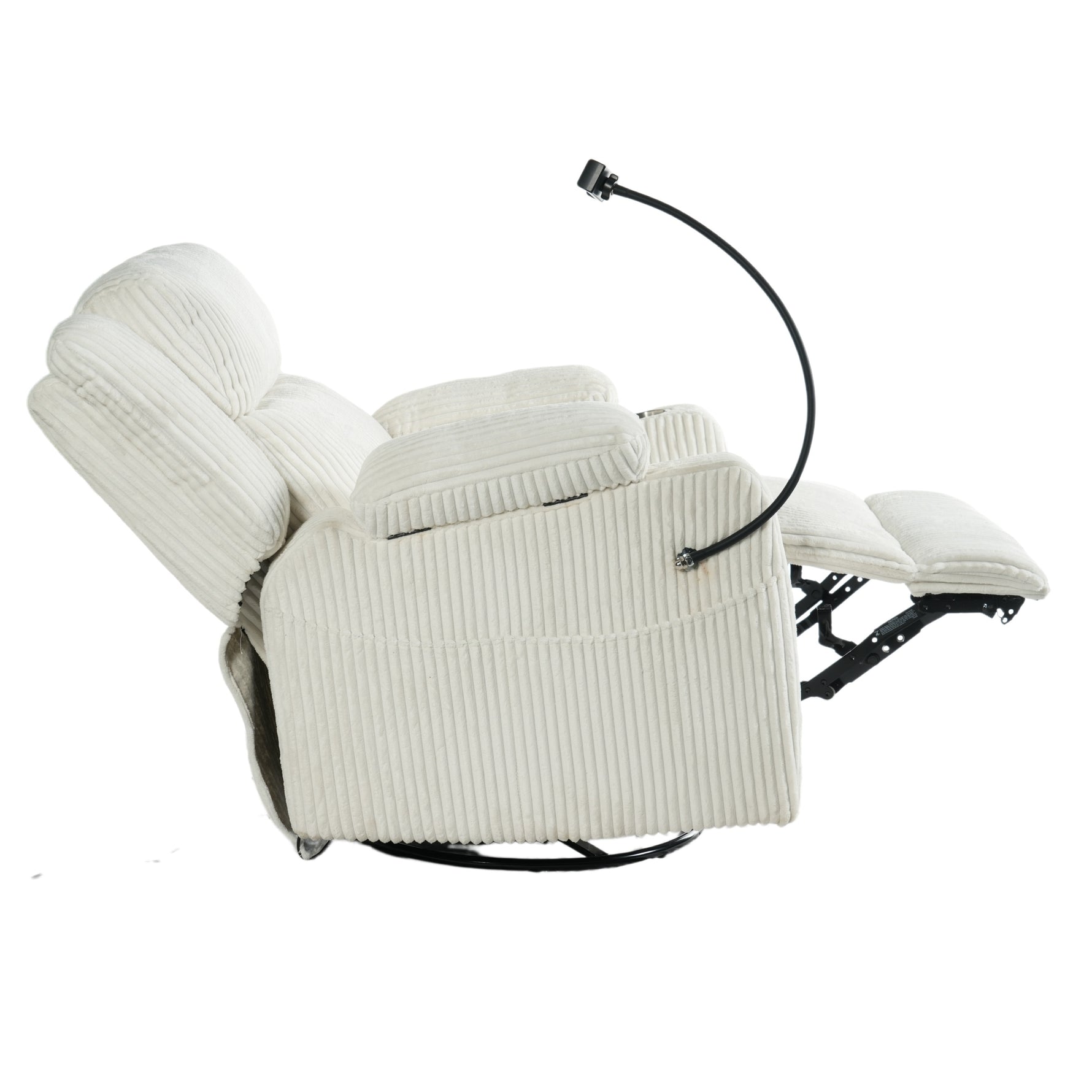 Electric Power Recliner Chair with Heat and Massage, 270° Swivel detail image 16