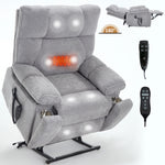 Dual-Motor Power Lift Recliner with Heat & Massage, 350 lb Capacity detail image 140