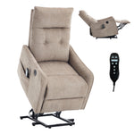 Single Motor Power Lift Recliner Chair with Massage & Heat detail image 30