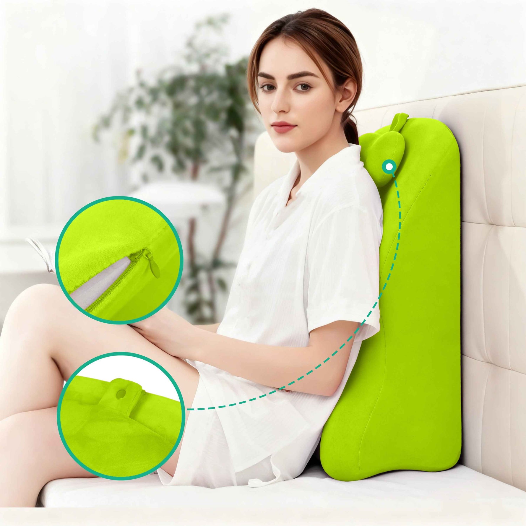 Ergonomic Spinal Posture Support Bed Pillow product image 26