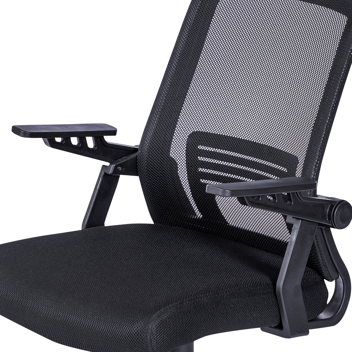 Techni Mobili Ergonomic Mesh Office Chair, Black for home office seating