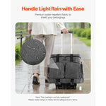 VEVOR rolling laptop bag with wheels and structured storage for work travel