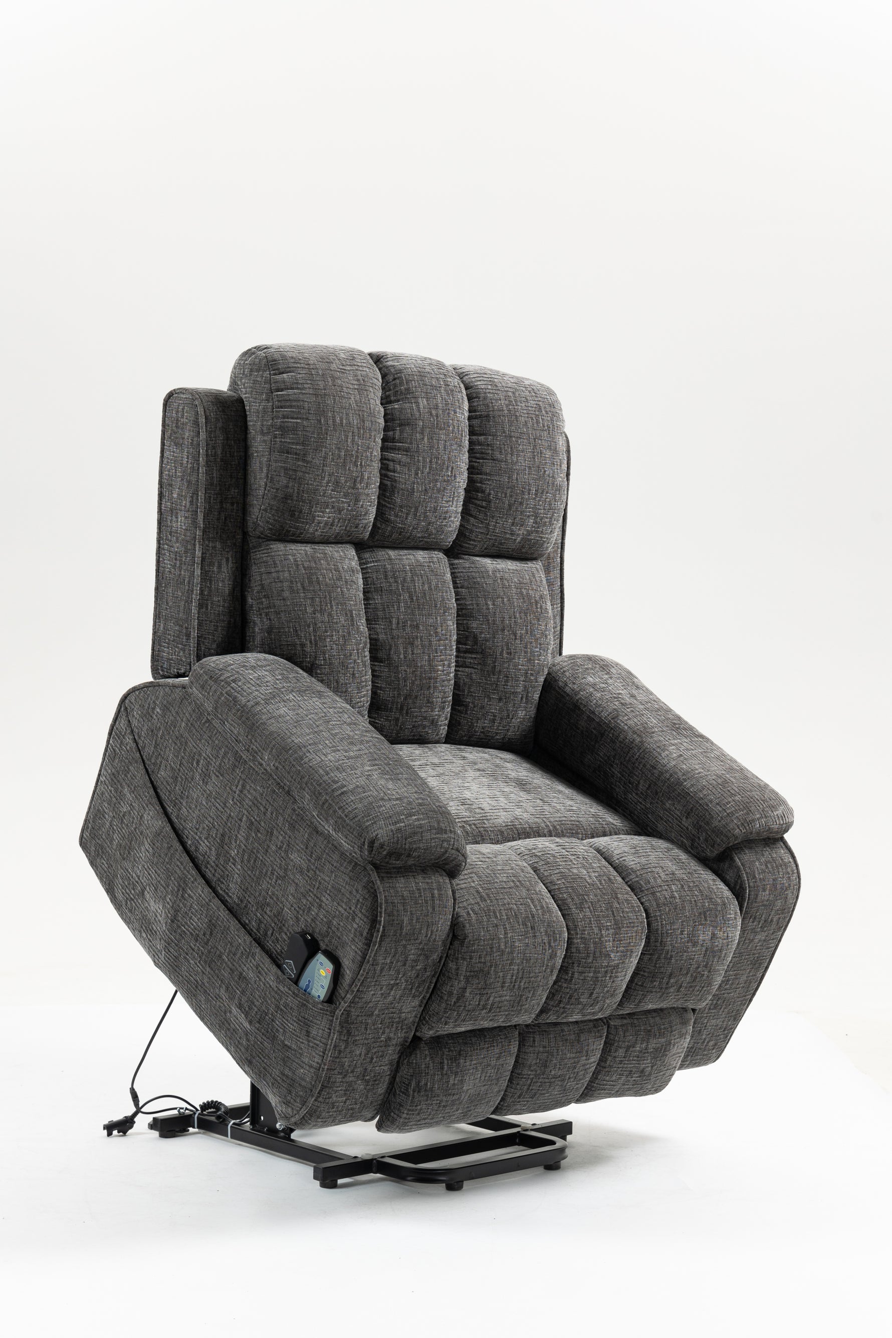 Oversized Lay Flat Recliner with Heat and Massage, Extended Footrest, Cup Holderr detail image 27