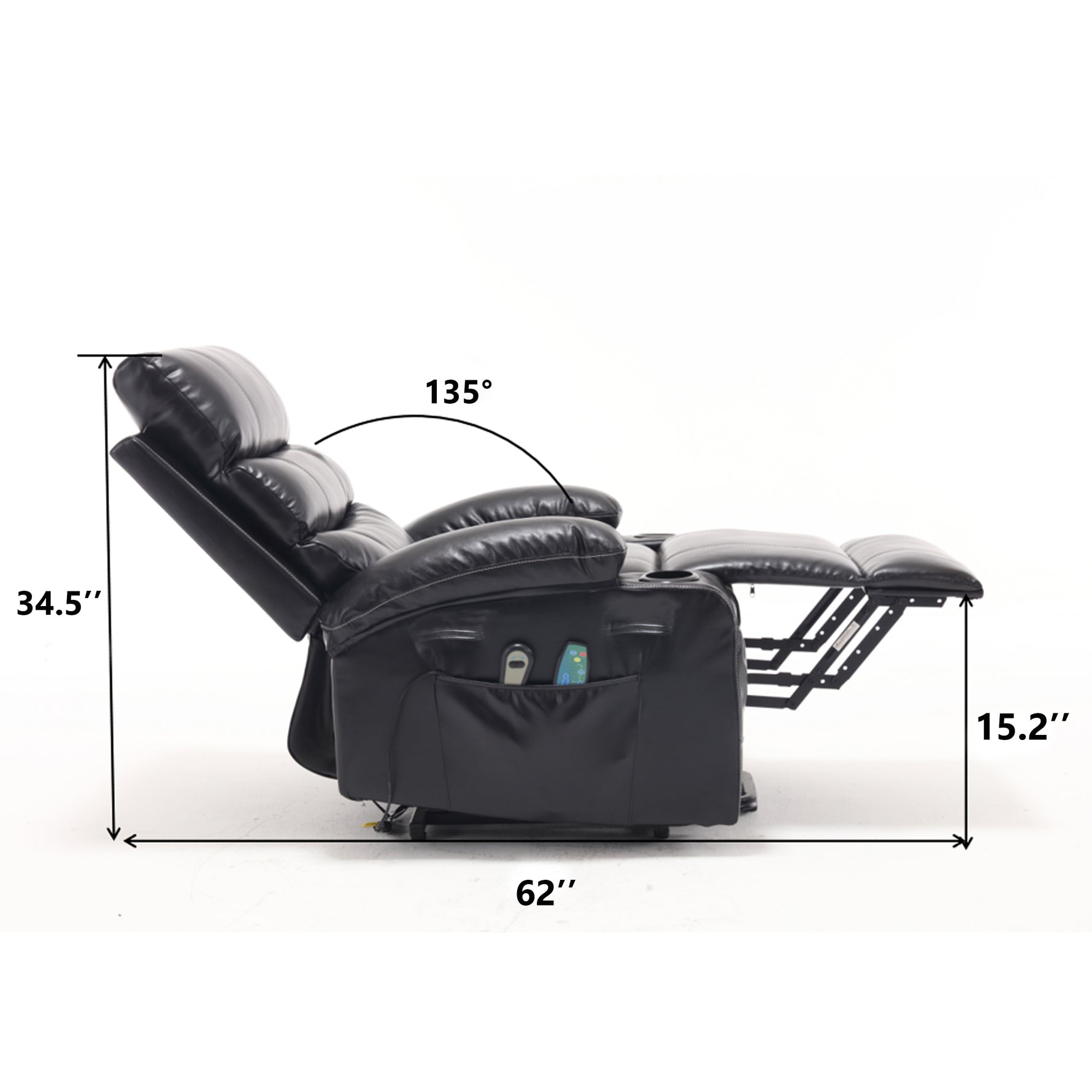 Electric Power Lift Recliner with 21" Seat Width detail image 39