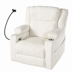 Electric Power Recliner Chair with Heat and Massage, 270° Swivel detail image 15