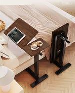 Height Adjustable Rolling Overbed Laptop Desk mobile laptop workstation