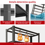 Industrial Heavy Duty Adjustable Metal Mesh Storage Shelving Unit for workshop, garage, storage, or utility use