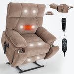 Dual-Motor Power Lift Recliner with Heat & Massage, 350 lb Capacity detail image 79