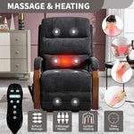 Power Chenille Lift Recliner Chair Dual Motor Infinite Position Up to 350 Pounds detail image 64