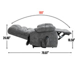 Dual-Motor Lift Recliner with Heat & Massage, 350 lb Capacity detail image 48