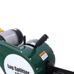 12-Ton Portable Electric Horizontal Log Splitter for workshop, garage, storage, or utility use