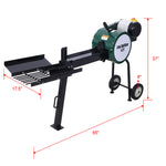 12-Ton Portable Electric Horizontal Log Splitter for workshop, garage, storage, or utility use