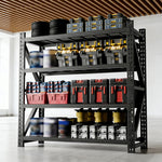 Heavy-Duty Adjustable Garage Shelving for Warehouse Storage for workshop, garage, storage, or utility use