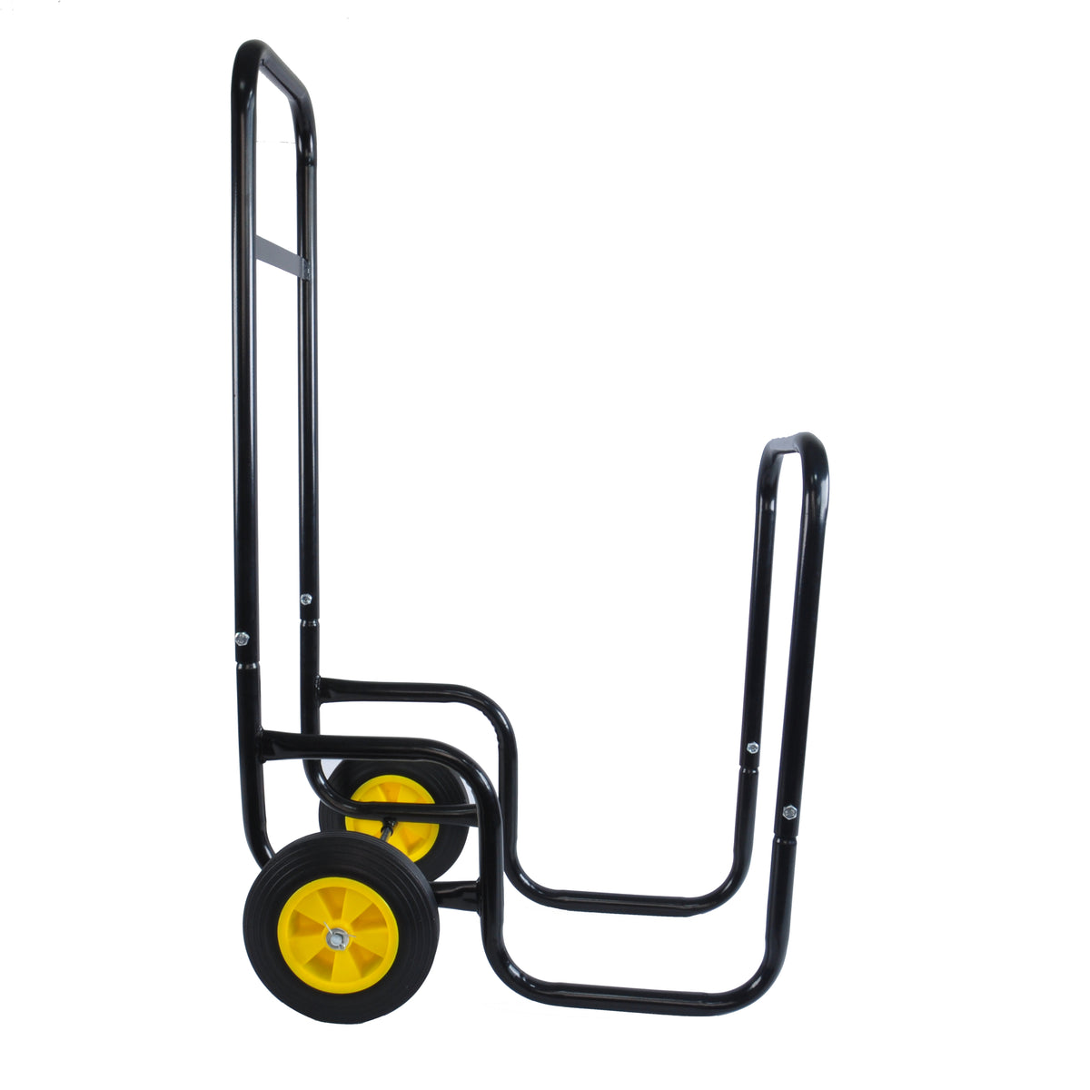 Rolling Steel Firewood Log Cart & Storage Rack for workshop, garage, storage, or utility use