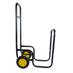 Rolling Steel Firewood Log Cart & Storage Rack for workshop, garage, storage, or utility use