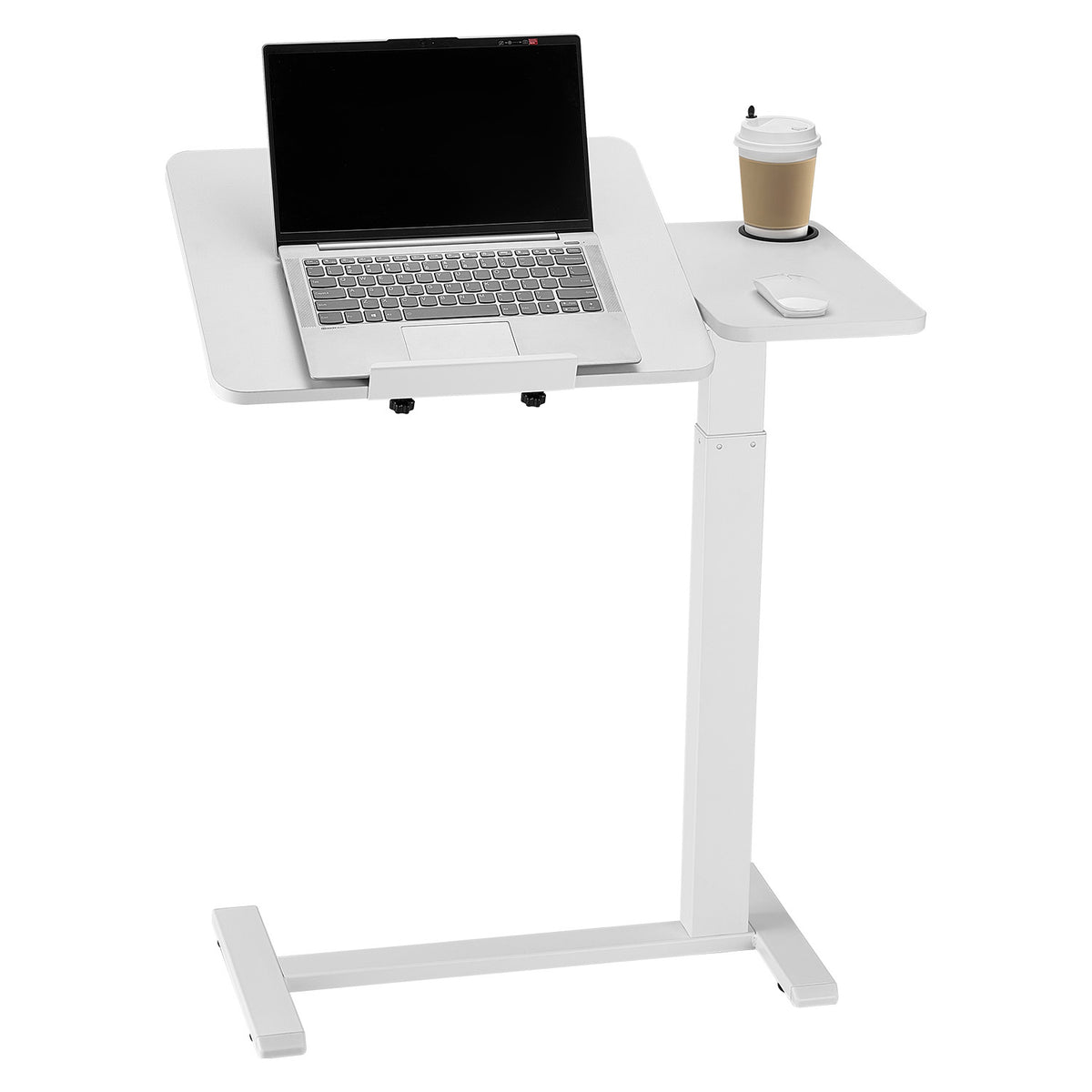 VEVOR Height Adjustable Rolling Overbed Laptop Desk mobile laptop workstation