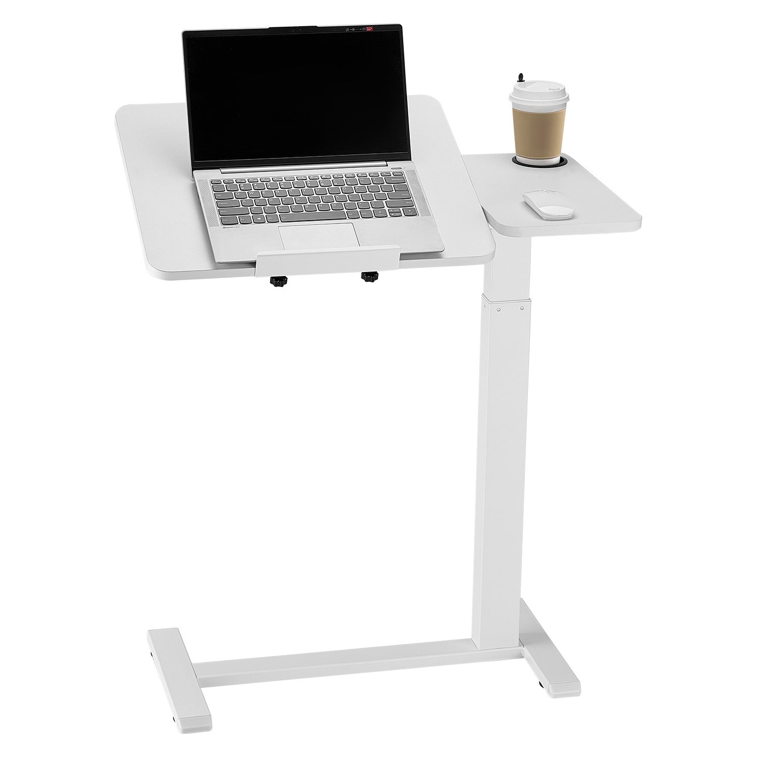VEVOR Height Adjustable Rolling Overbed Laptop Desk mobile laptop workstation