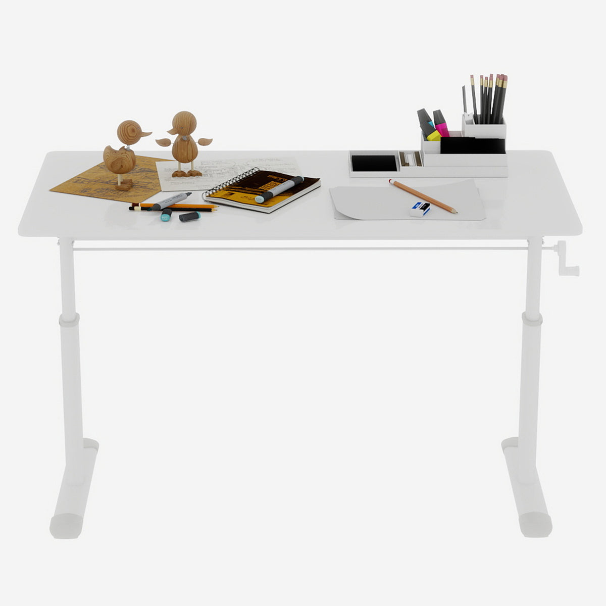 Height Adjustable Study Desk for Home Office workspace desk setup