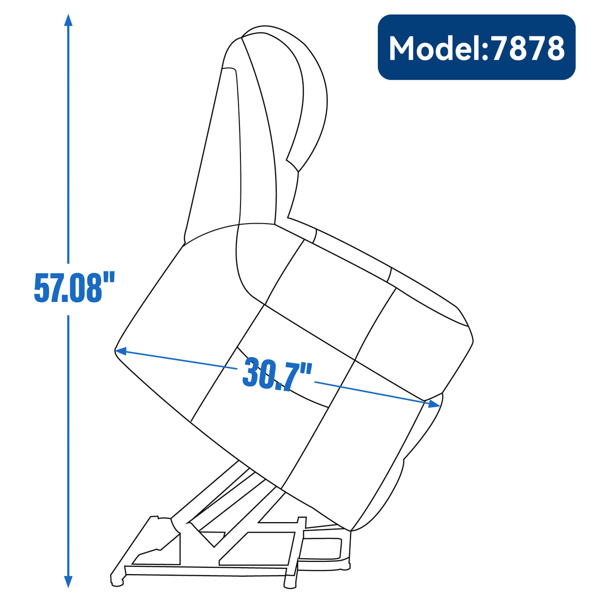 Dual-Motor Power Lift Heat & Massage Recliner detail image 10