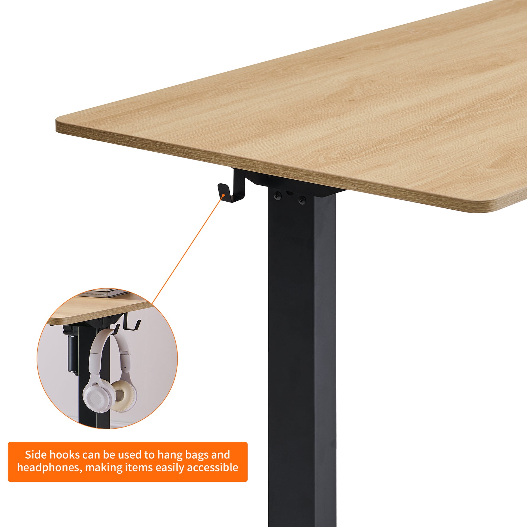 48" x 24" Electric Standing Desk workspace desk setup