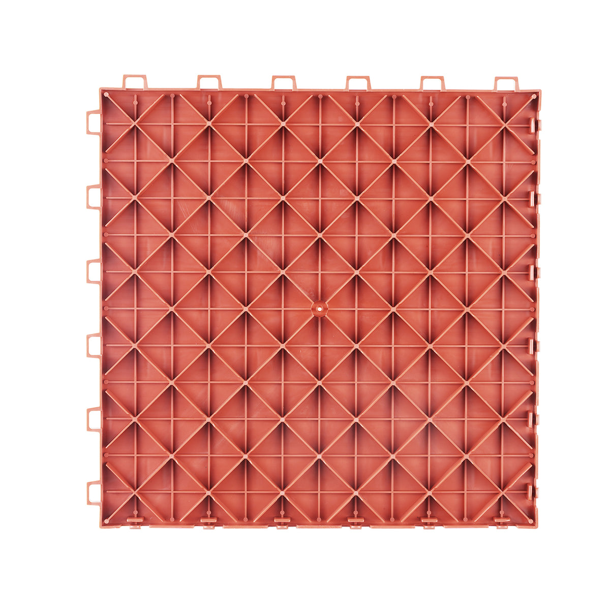 PVC Interlocking Drainage Garage Floor Tiles, 12" x 12" x 0.5" for workshop, garage, storage, or utility use