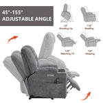 Large Dual-Motor Power Lift Heat & Massage Recliner detail image 5
