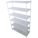 6-Tier NSF Wire Shelving Unit, 6000 lb Capacity for workshop, garage, storage, or utility use