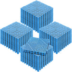 PVC Interlocking Drainage Garage Floor Tiles, 12" x 12" x 0.5" for workshop, garage, storage, or utility use