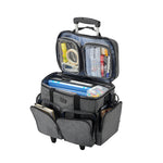VEVOR rolling laptop bag with wheels and structured storage for work travel