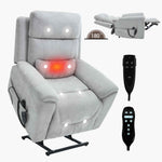 Dual-Motor Leather-Air Power Lift Recliner detail image 137