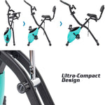Folding Stationary Bike with 16-Level Magnetic Resistance, 300 lb Capacity detail image 32