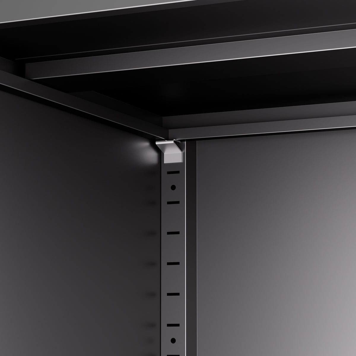 Locking Steel Garage Storage Cabinet with 4 Adjustable Shelves for workshop, garage, storage, or utility use