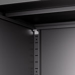 Locking Steel Garage Storage Cabinet with 4 Adjustable Shelves for workshop, garage, storage, or utility use