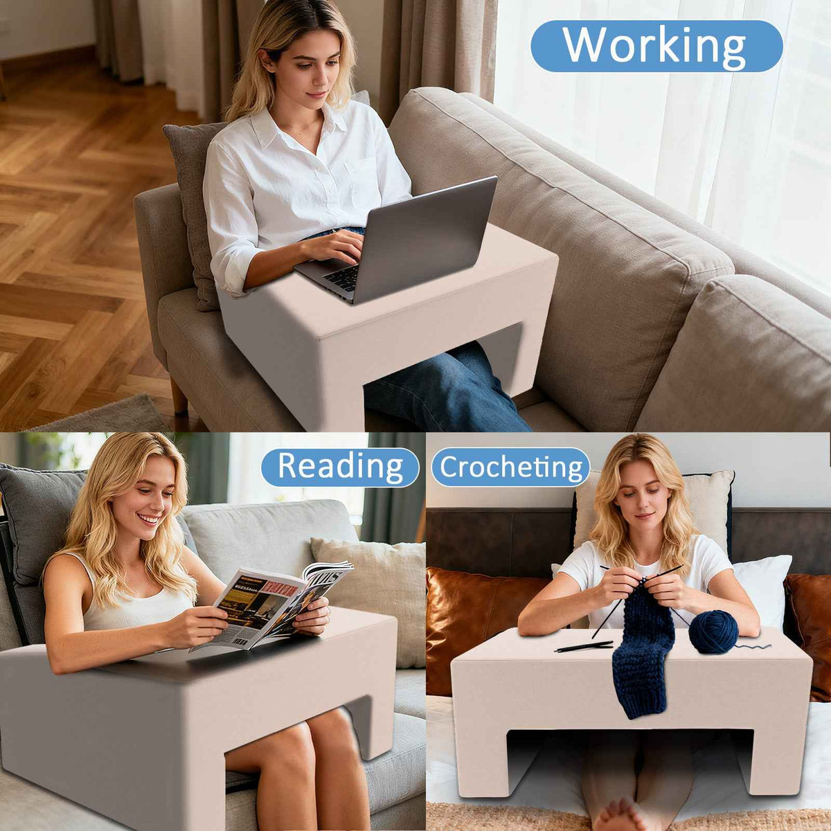 Multi-Functional Reading Lap Pillow Desk product image 19