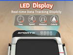 Foldable Under-Desk Walking Pad with Handlebar & Incline under-desk walking pad