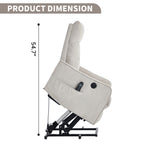 Single Motor Power Lift Recliner Chair with Massage & Heat detail image 50
