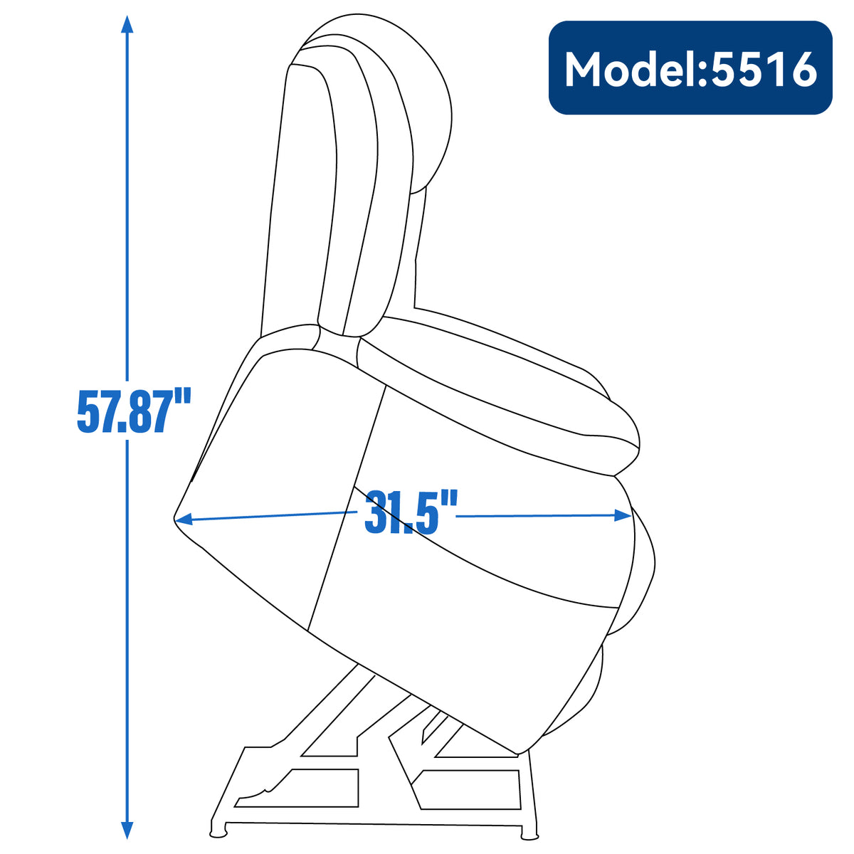 Dual-Motor Power Lift Heat & Massage Recliner detail image 61