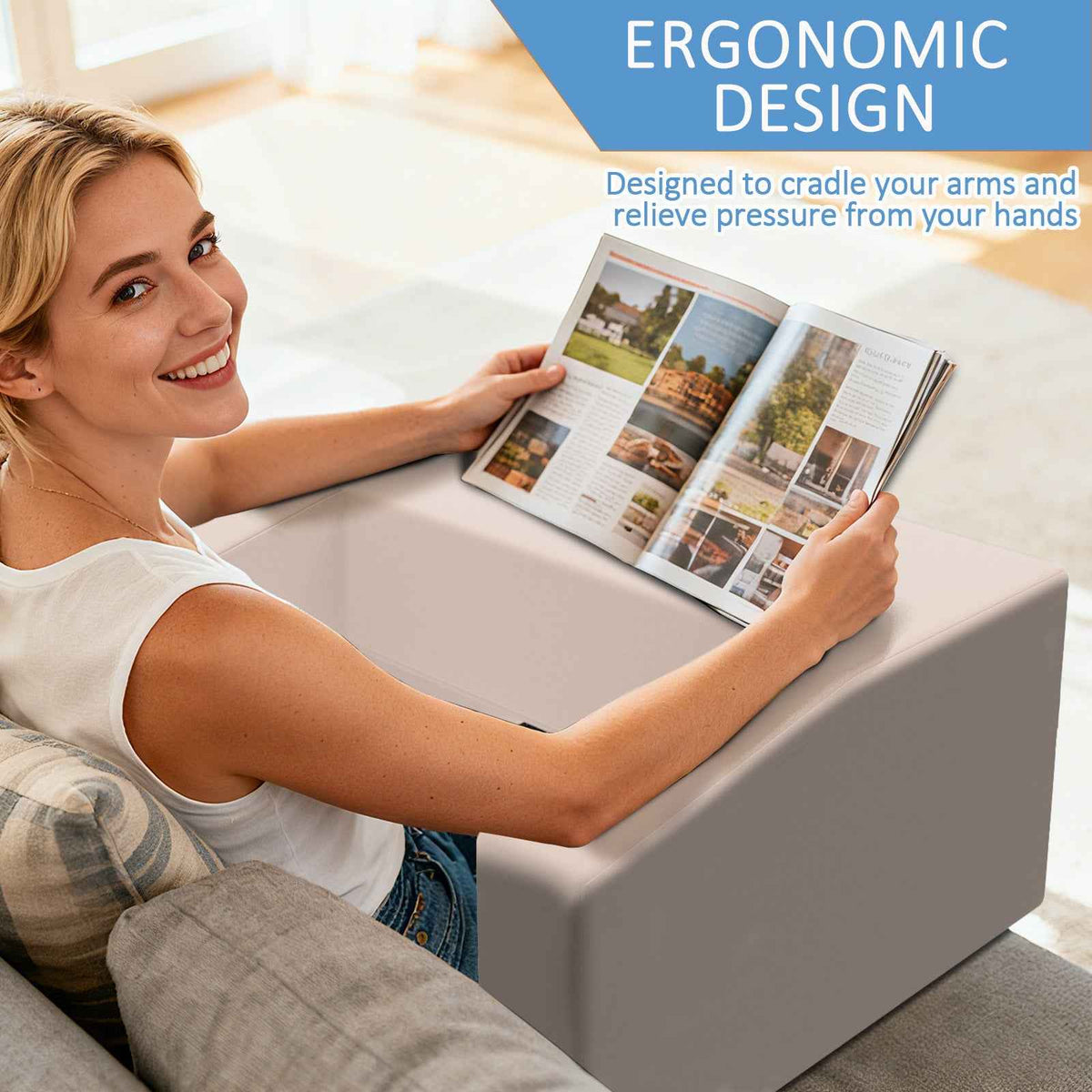 Multi-Functional Reading Lap Pillow Desk product image 23