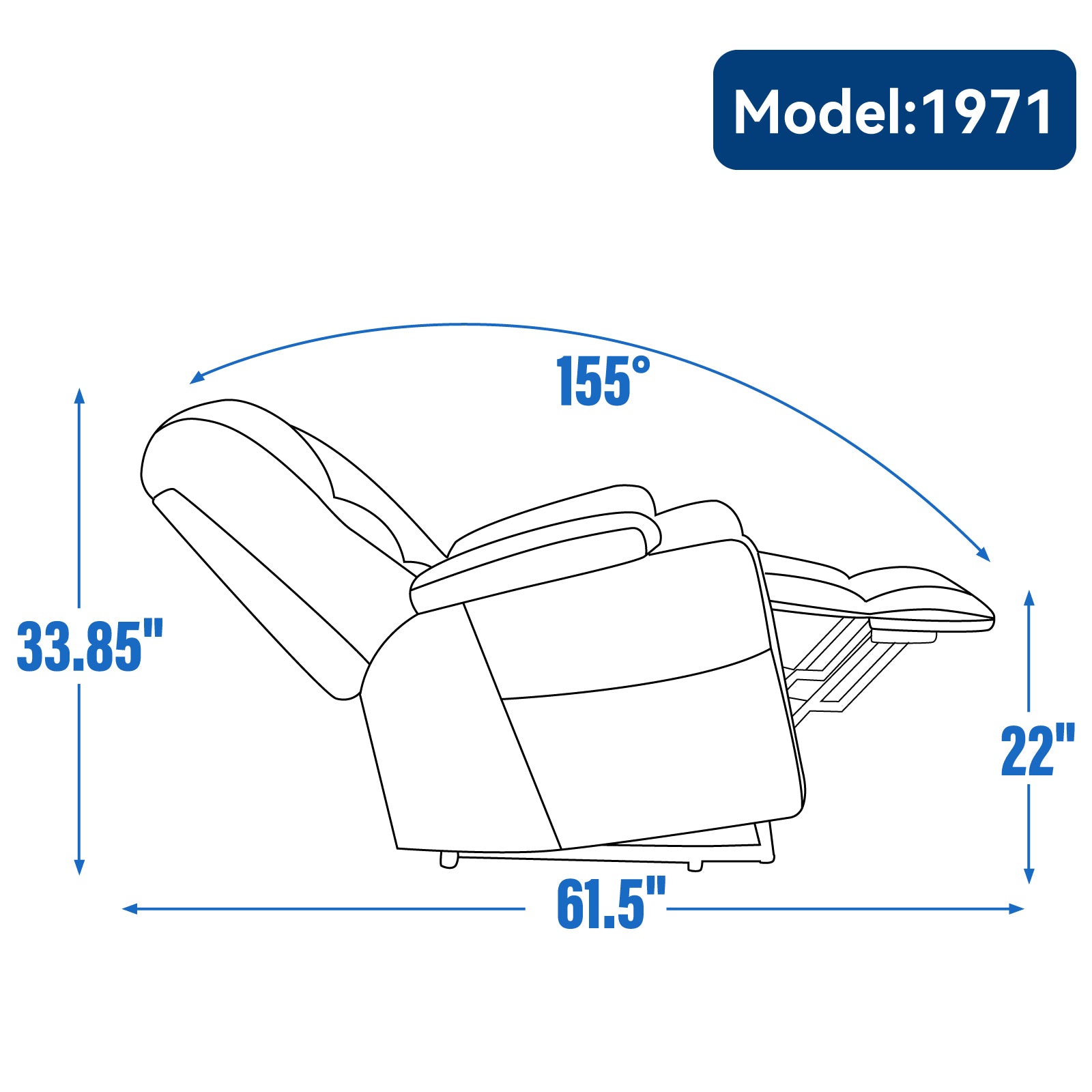 Large Dual-Motor Power Lift Heat & Massage Recliner detail image 92