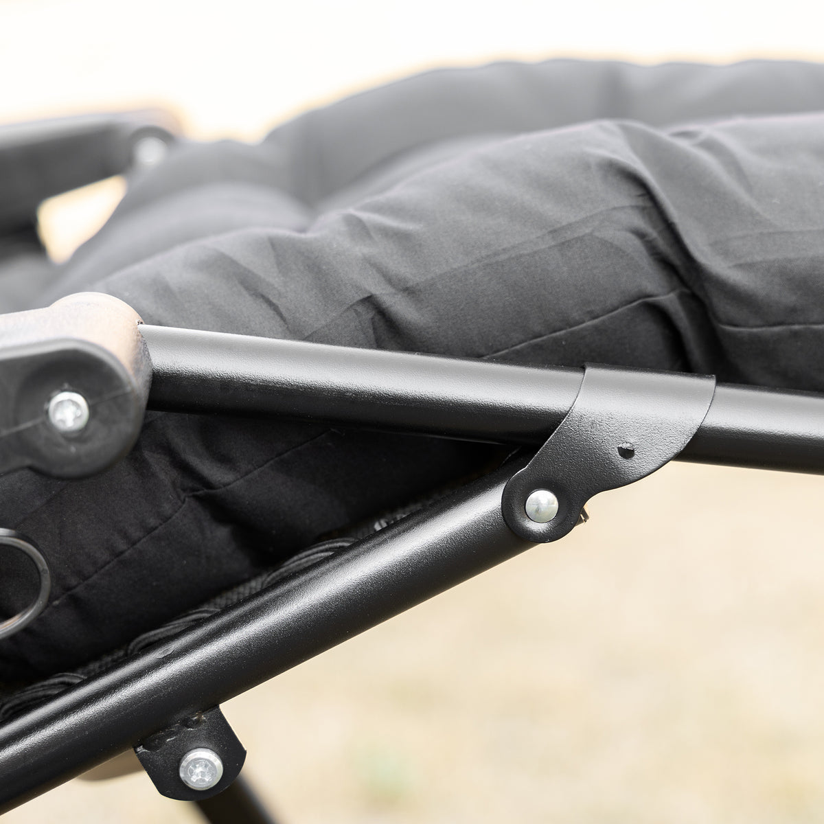 Outsunny Padded Zero Gravity Reclining Lounge Chair detail image 18