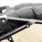 Outsunny Padded Zero Gravity Reclining Lounge Chair detail image 18
