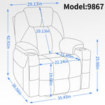 Dual-Motor Leather-Air Power Lift Recliner detail image 71