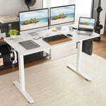 STARY Electric Standing Desk with Splice Board workspace desk setup