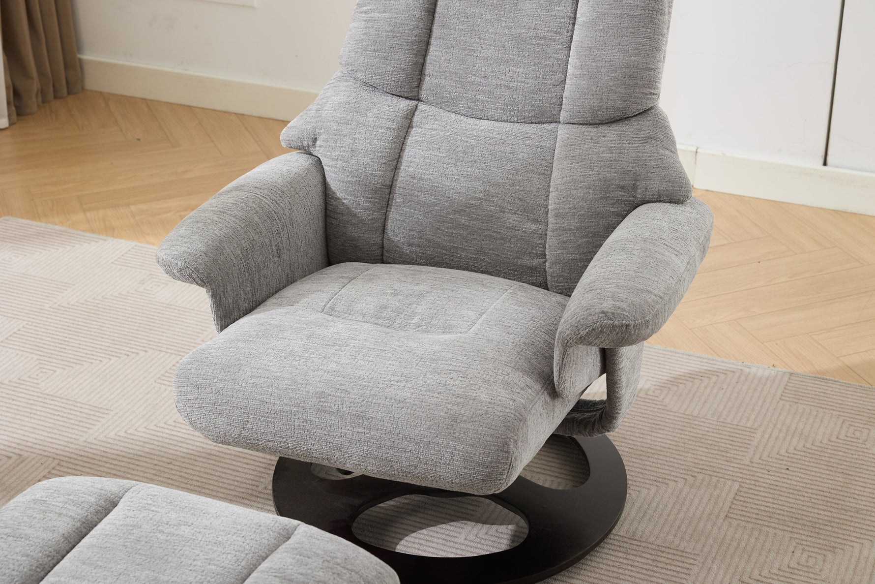 Ergonomic Recliner Chair with Ottoman - 360° Swivel Massage Lounge detail image 95